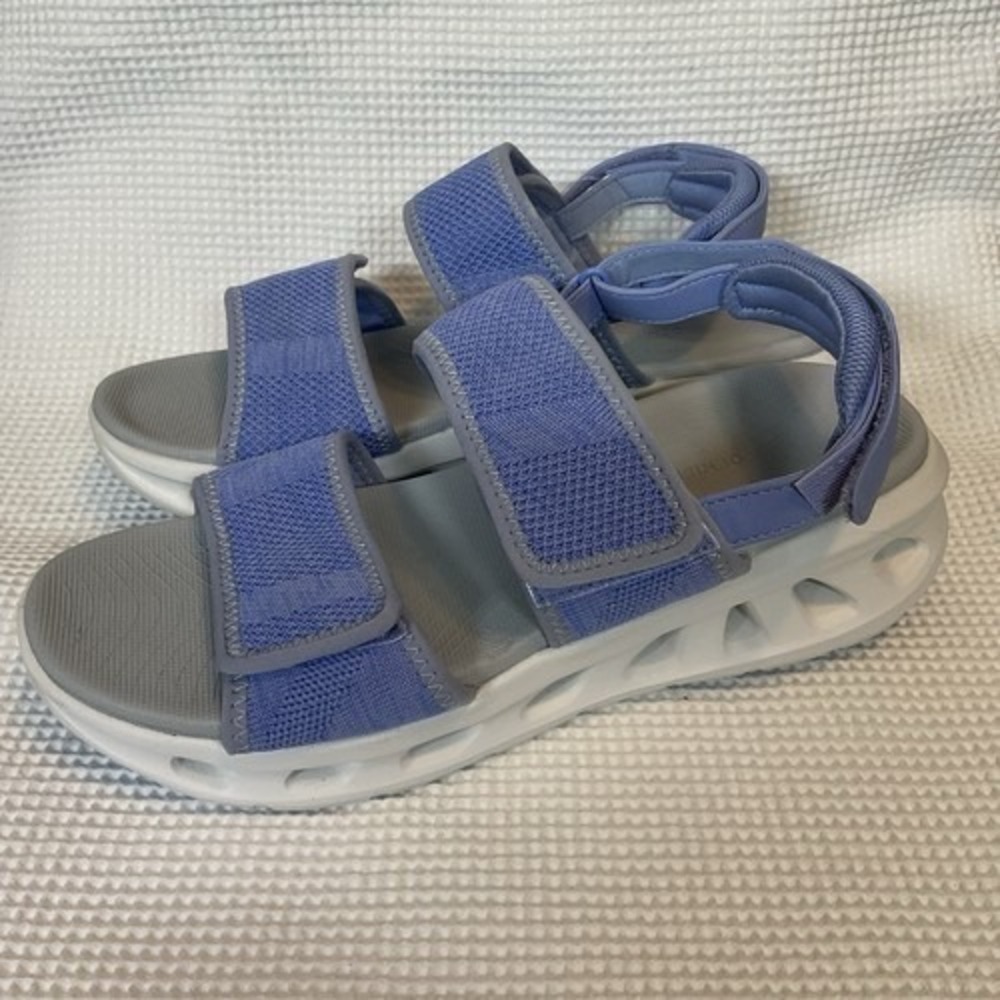 Easy Spirit Secordelia2 Blue Sport Slip On Sandals Women 11M China Synthetic
